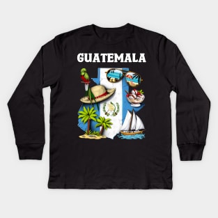 Guatemala Kids Long Sleeve T-Shirt